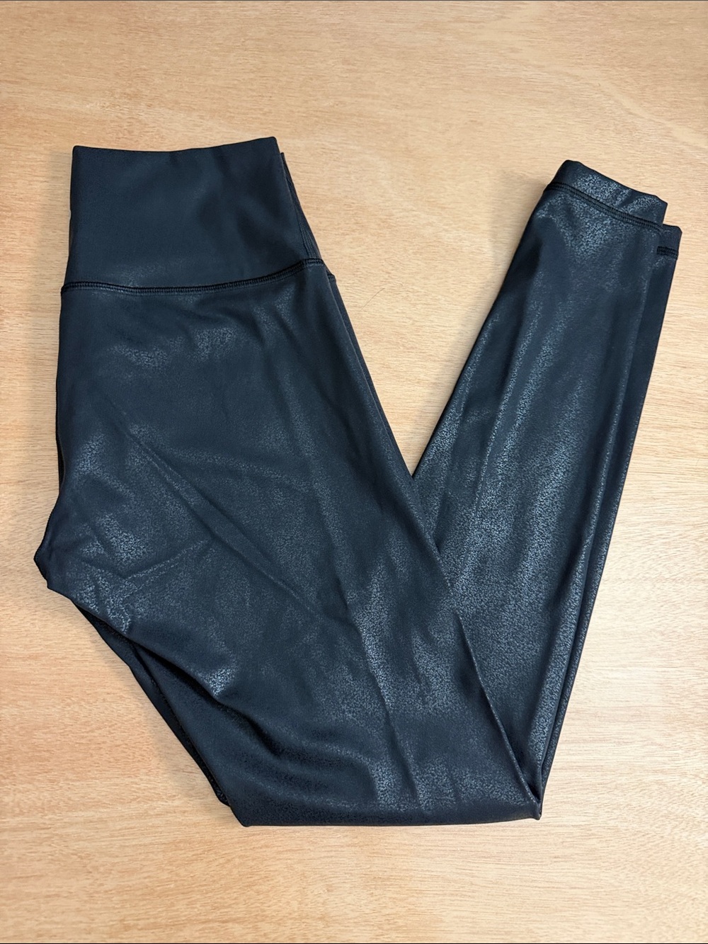 lululemon athletica Black High-Rise Faux Leather Leggings